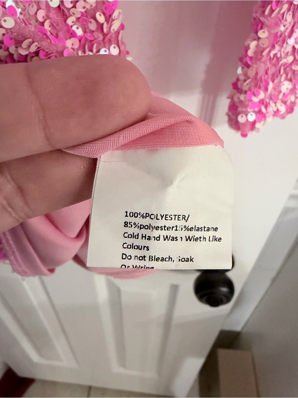Petal & Pup Kelly Berry Pink Sequin Velvet Cutout Mini Dress Small NWT - Picture 6 of 8